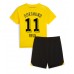 Günstige Borussia Dortmund Marco Reus #11 Babykleidung Heim Fussballtrikot Kinder 2023-24 Kurzarm (+ kurze hosen)